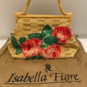 Isabella Fiore Vintage Roses Handbag